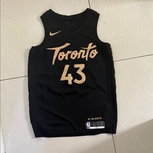 NBA Black and Gold Toronto Jersey